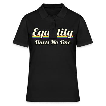 Gender Equality Gleichberechtigung LGBTQ LGBT - Women's Polo Shirt - black - Front - Ailine (174cm)