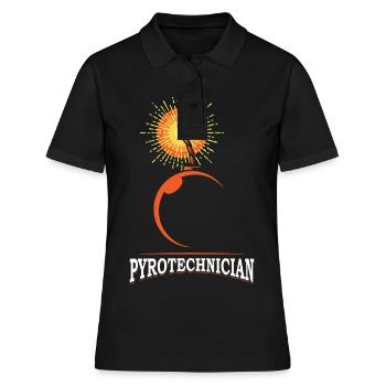 PYROTECHNICIANS Pyro technician Fireworks Fireworks - Women's Polo Shirt - black - Front - Ailine (174cm)