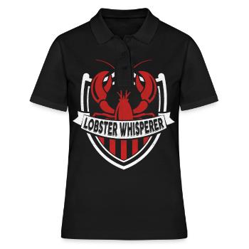 Hummer Seekrebs Lobster Meeresfrüchte - Frauen Polo Shirt - Schwarz - Vorne - Ailine (174cm)