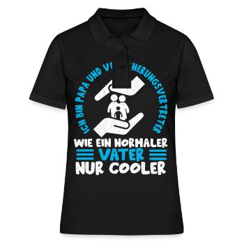 Versicherung Versicherungsvertreter Berater - Frauen Polo Shirt - Schwarz - Vorne - Ailine (174cm)