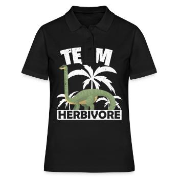Vegan Veganer - Polo Femme - noir - Devant - Ailine (174cm)