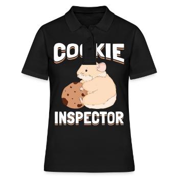 Hamster - Frauen Polo Shirt - Schwarz - Vorne - Ailine (174cm)
