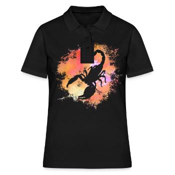 Scorpion Signe astrologique Horoscope Astrologie - Polo Femme - noir - Devant - Ailine (174cm)