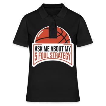 Basketteur - Polo Femme - noir - Devant - Ailine (174cm)
