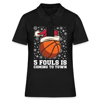 Basketteur - Polo Femme - noir - Devant - Ailine (174cm)