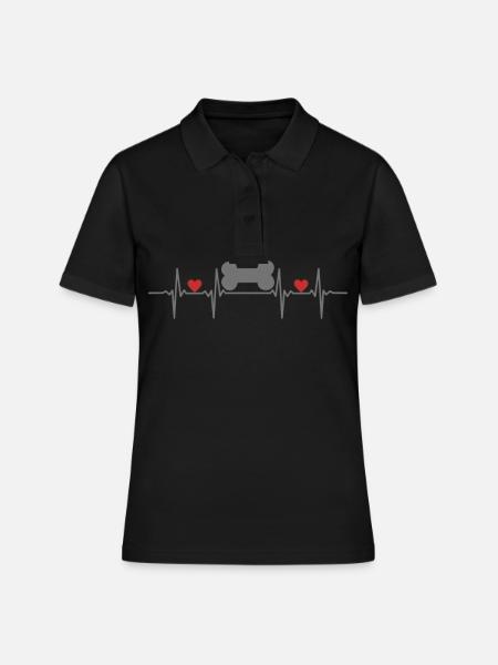 Hundemama Hundepapa Herrchen Frauchen hunde Hund - Frauen Polo Shirt - Schwarz