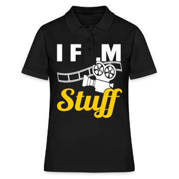 Director Filmmaker Feature Film Film - Women's Polo Shirt - black - Front - Ailine (174cm)