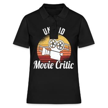Critique de film Critique de film Long métrage - Polo Femme - noir - Devant - Ailine (174cm)