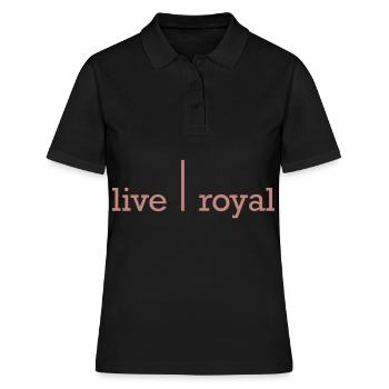 Live Royal Live | Royal FAT - Polo Femme - noir - Devant - Ailine (174cm)