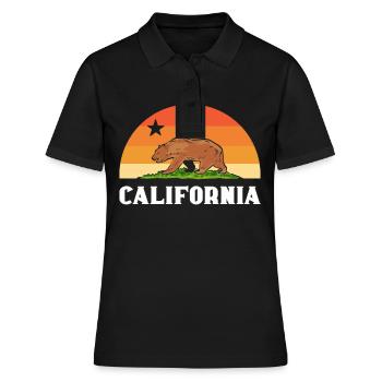 Continents californiens - Polo Femme - noir - Devant - Ailine (174cm)