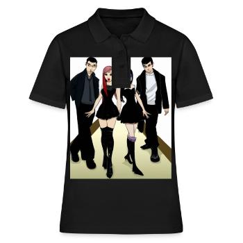 Amis de la clique gothique gothique d’entreprise - Polo Femme - noir - Devant - Ailine (174cm)