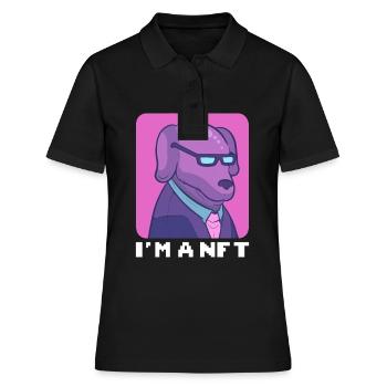 I'm A NFT Crypto Blockchain Art - Women's Polo Shirt - black - Front - Ailine (174cm)