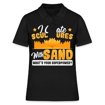 Dirt Track Rennen Dirt-Track-Rennen Rennen Renn-Dr - Frauen Polo Shirt - Schwarz - Vorne - Ailine (174cm)