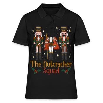 The Nutcracker Squad Nutcracker Ballet - Frauen Polo Shirt - Schwarz - Vorne - Ailine (174cm)