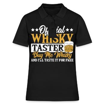 Dégustation officielle de whisky Dégustation de whisky - Polo Femme - noir - Devant - Ailine (174cm)