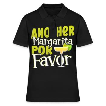 Une autre Margarita Por Favor Margarita boisson Fiesta - Polo Femme - noir - Devant - Ailine (174cm)