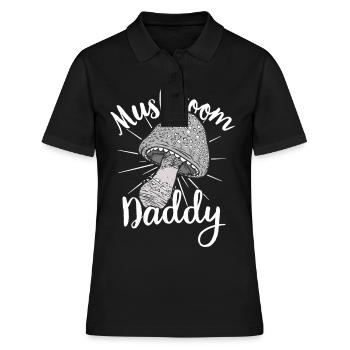 Pilzsammler Pilz Pilzjäger Pilzliebhaber Pilzfarm - Frauen Polo Shirt - Schwarz - Vorne - Ailine (174cm)