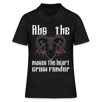 Satan Beelzebub Teufel Gothic Pentagram Mystisch - Frauen Polo Shirt - Schwarz - Vorne - Ailine (174cm)