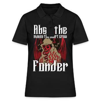 Satan Beelzebub Teufel Gothic Pentagram Mystisch - Frauen Polo Shirt - Schwarz - Vorne - Ailine (174cm)