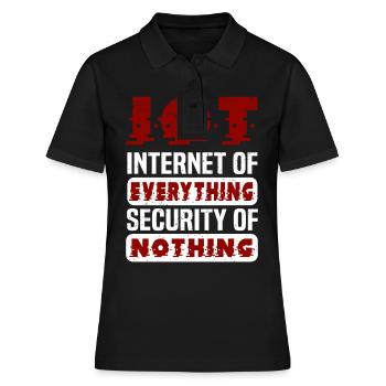 Internet Of Things IOT Programmierer Admin IT - Frauen Polo Shirt - Schwarz - Vorne - Ailine (174cm)