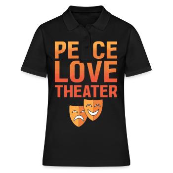 Theater Broadway Musical Liebhaber - Frauen Polo Shirt - Schwarz - Vorne - Ailine (174cm)