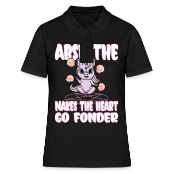 Satan Beelzebub Teufel Gothic Pentagram Mystisch - Frauen Polo Shirt - Schwarz - Vorne - Ailine (174cm)