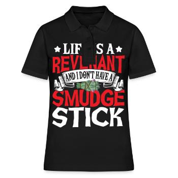 Life Is A Revenant Ghost Hunting Ghost Hunter - Women's Polo Shirt - black - Front - Ailine (174cm)