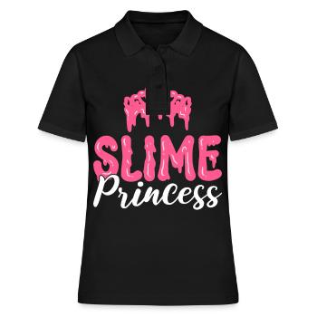 Schleim-Prinzessin - Frauen Polo Shirt - Schwarz - Vorne - Ailine (174cm)