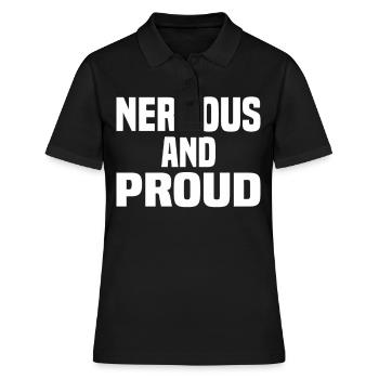 Misanthrop Menschenhasser Asozial Introvertiert - Frauen Polo Shirt - Schwarz - Vorne - Ailine (174cm)