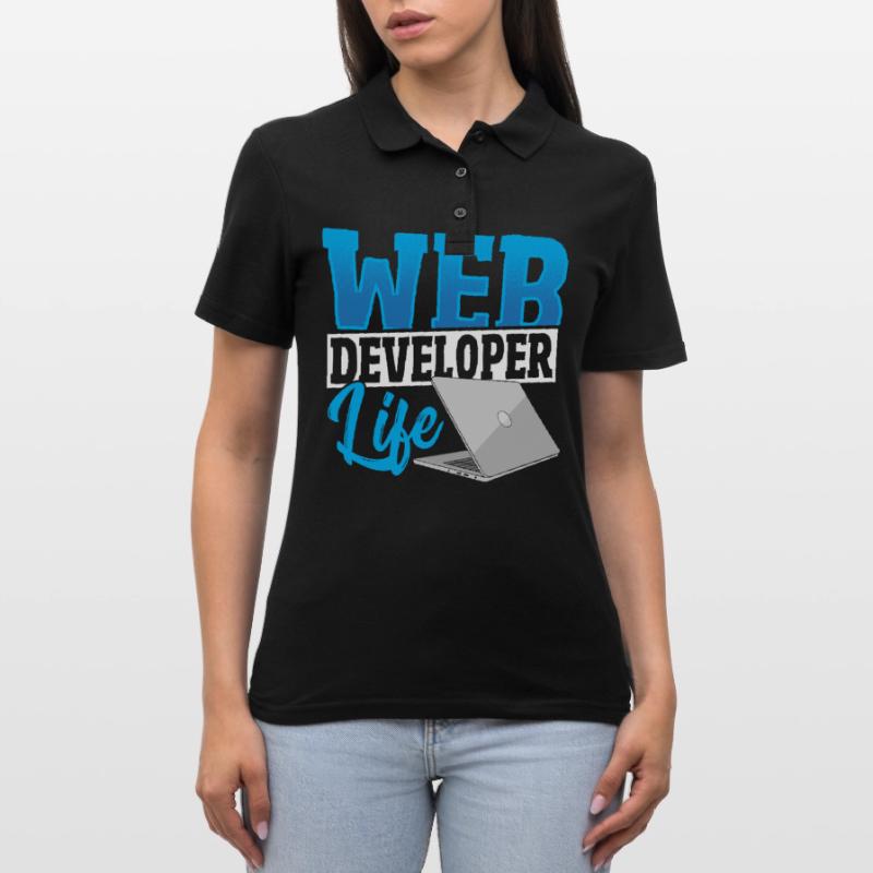 Web Developer Life Web Developer Programmer Women's Polo Shirt