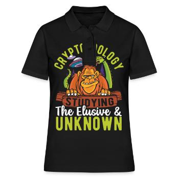 Cryptid Pseudoscience And Subculture Fantasy - Women's Polo Shirt - black - Front - Ailine (174cm)