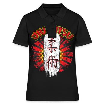 Jiu Jitsu - Polo Femme - noir - Devant - Ailine (174cm)