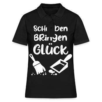 Polterabend Spruch Geschenk - Frauen Polo Shirt - Schwarz - Vorne - Ailine (174cm)