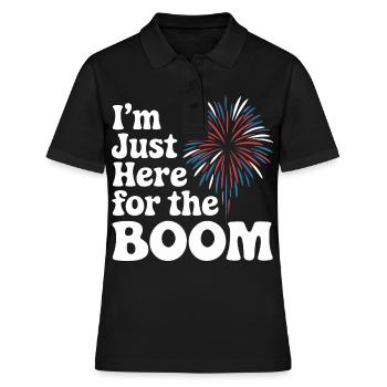 Pyrotechnie Feux d’artifice Pyrotechnie - Polo Femme - noir - Devant - Ailine (174cm)