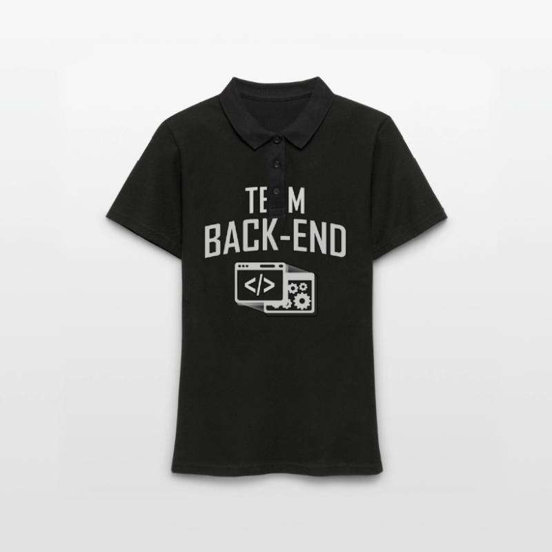 TEAM BACK-END, programmeurs, codeurs, informaticiens Polo Femme