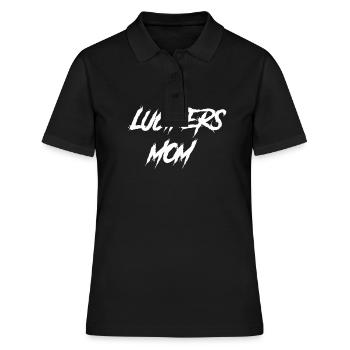 Goth Maman Lucifers Maman - Polo Femme - noir - Devant - Ailine (174cm)
