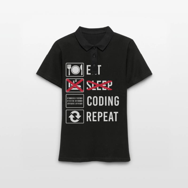 Cadeau de programmation de code Polo Femme