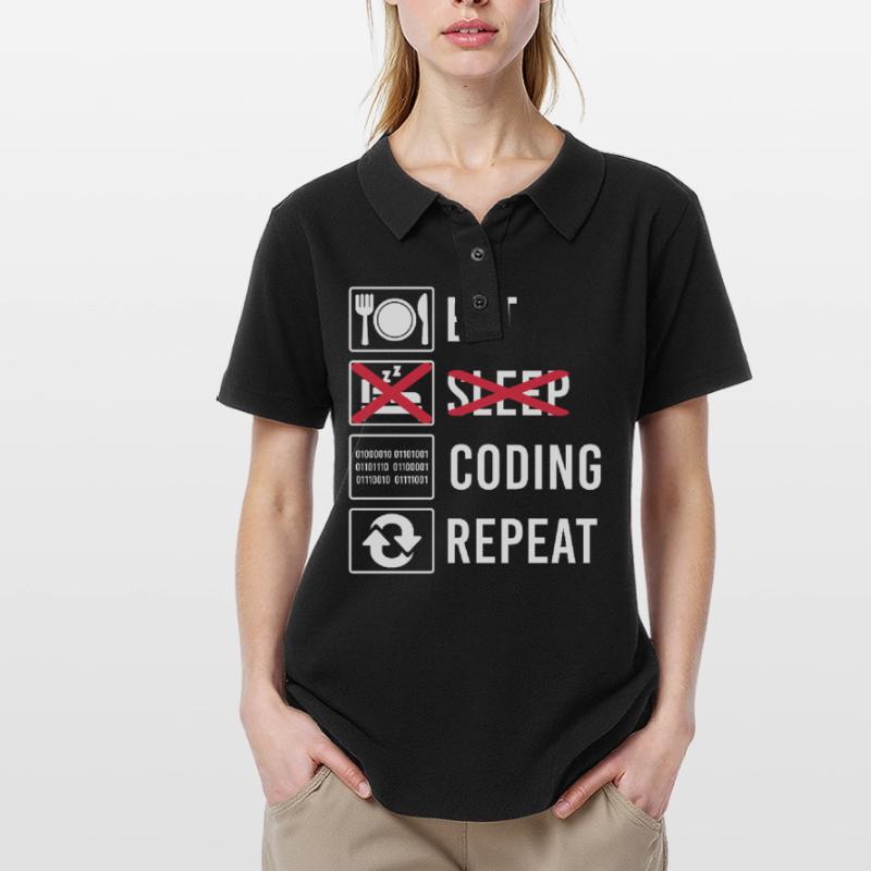 Cadeau de programmation de code Polo Femme