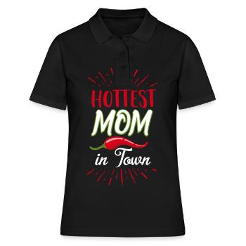 Sexy wife or gift for mother spicy - Women's Polo Shirt - black - Front - Ailine (174cm)