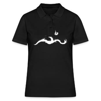Goa Psytrance Geschenk für Goa Trancer - Frauen Polo Shirt - Schwarz - Vorne - Ailine (174cm)