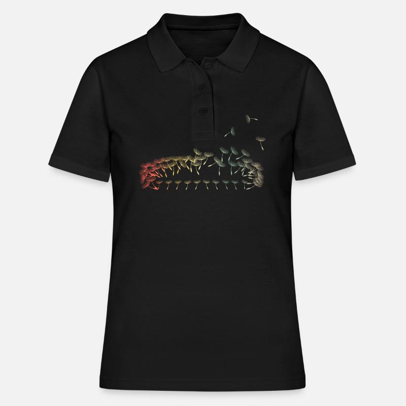 Dandelion Harmonica - Women's Polo Shirt - black