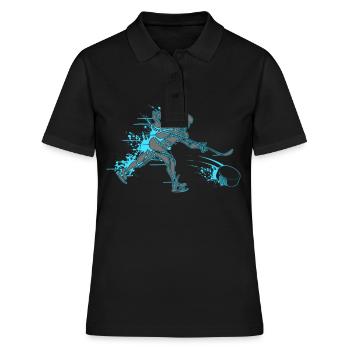 Hockey - Polo Femme - noir - Devant - Ailine (174cm)