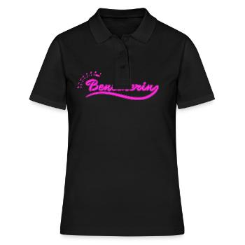 Dire de l'essence pour les femmes qui aiment les voitures - Polo Femme - noir - Devant - Ailine (174cm)