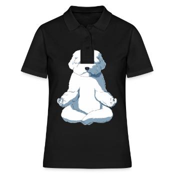Chien maltais - Polo Femme - noir - Devant - Ailine (174cm)