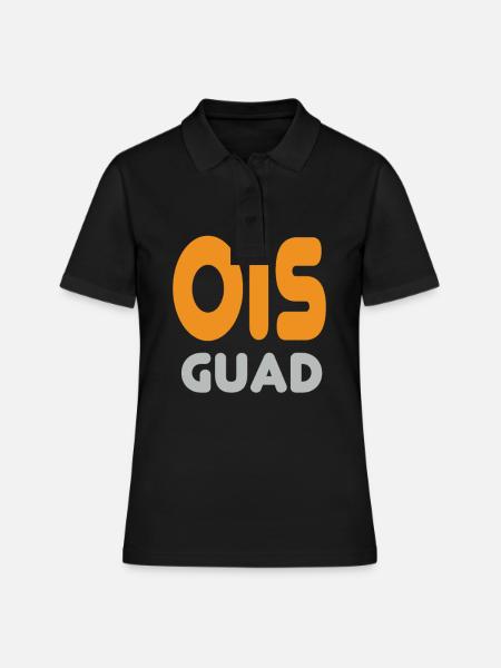 DEVISE: Ois guad (Bavarois) - Polo Femme - noir
