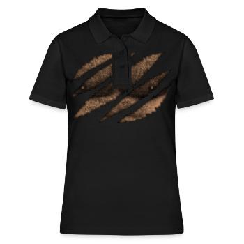 Patte d’ours - Polo Femme - noir - Devant - Ailine (174cm)