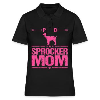 Sussex Spaniel Maman Mama Mistress Dog Mama Pink - Polo Femme - noir - Devant - Ailine (174cm)
