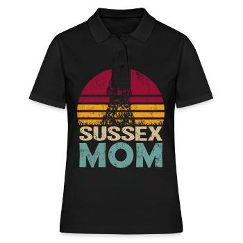 Sussex Spaniel Maman Mama Mistress Dog Mama pour elle - Polo Femme - noir - Devant - Ailine (174cm)