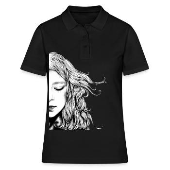 Rêveur - Polo Femme - noir - Devant - Ailine (174cm)