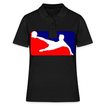 Soccer soccer - Polo Femme - noir - Devant - Ailine (174cm)